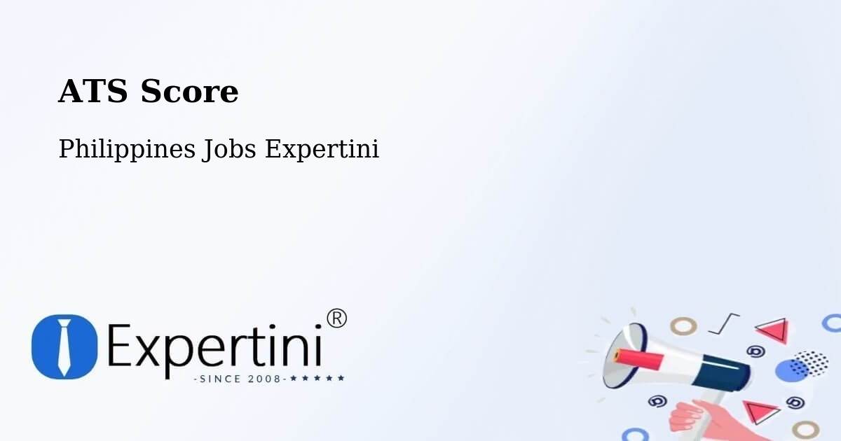 Resume ATS Score & Job Description Match Tool – Dodan - Philippines Jobs Expertini