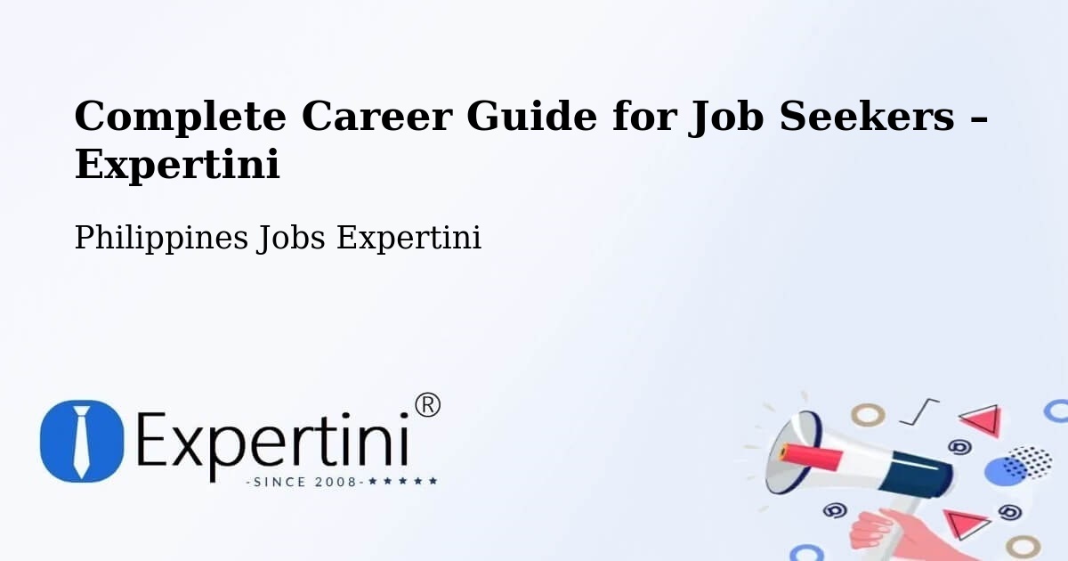 Career Guide for Job Seekers – Dodan - Dodan, Philippines Jobs Expertini