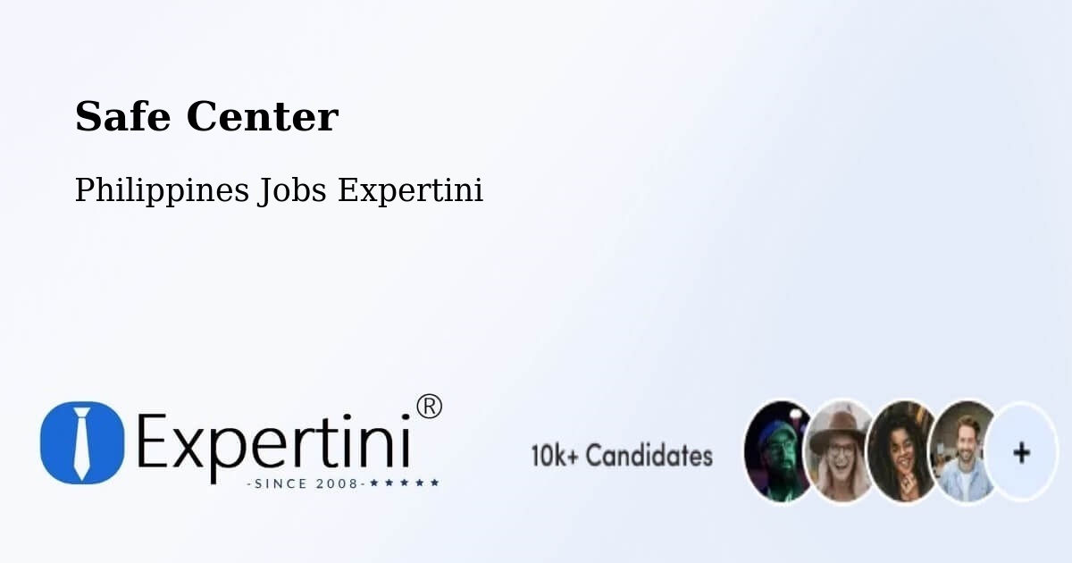 Safety Center – Dodan - Philippines Jobs Expertini